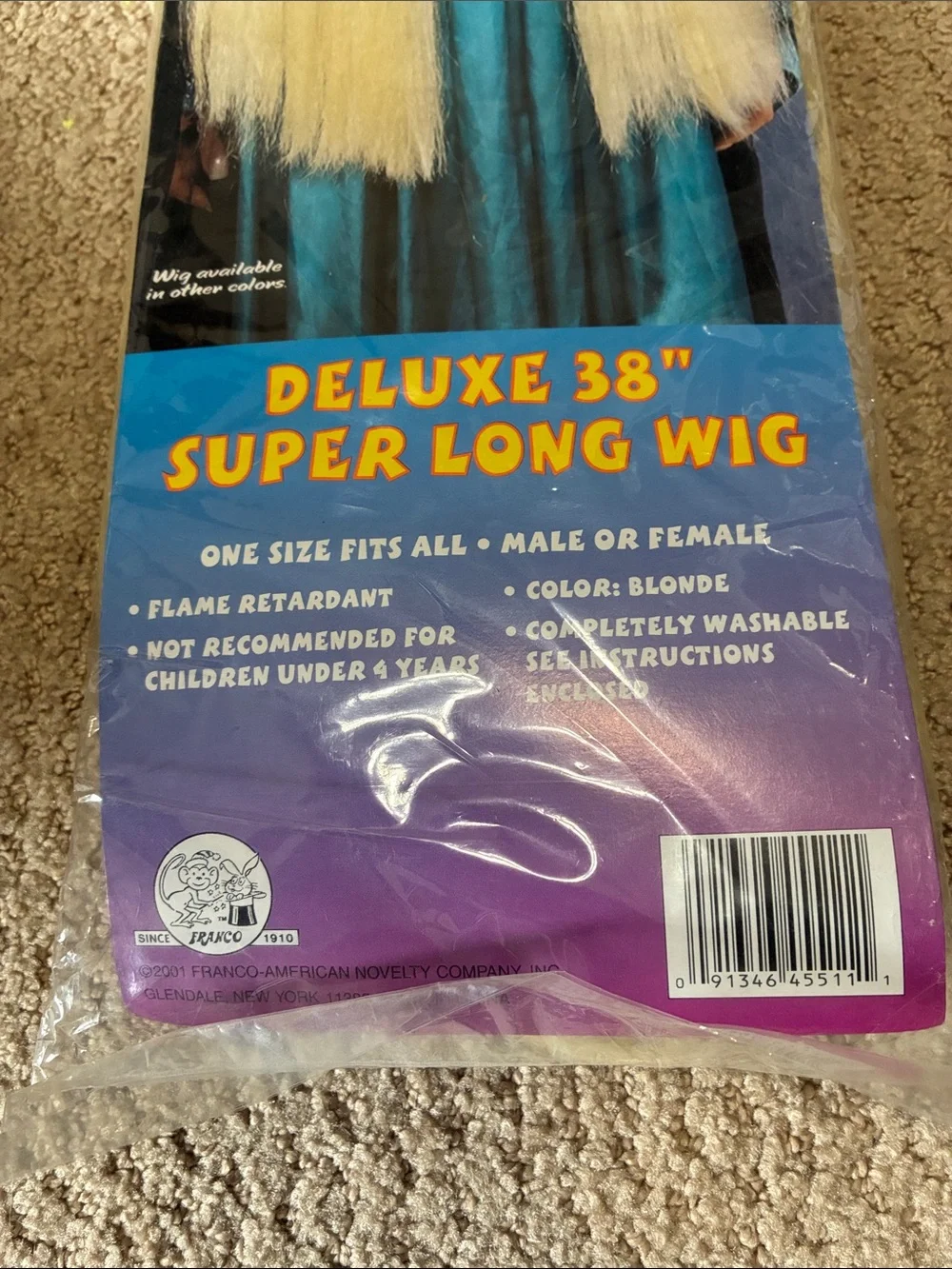 Michele Deluxe Super Long Blonde Wig - 38
